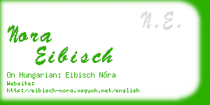 nora eibisch business card